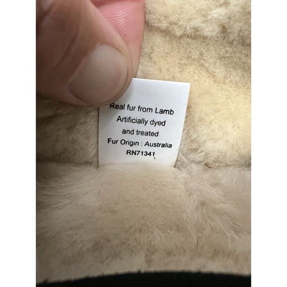 L.L.Bean Wicked Good Moccasin Slippers Mens 11 Green Suede Shearling Lined - Picture 9 of 12